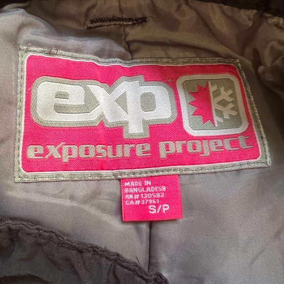 EXPOSURE PROJECT Black Snow Pants (S) - Picture 5 of 7